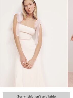 Reformation kairo dress white